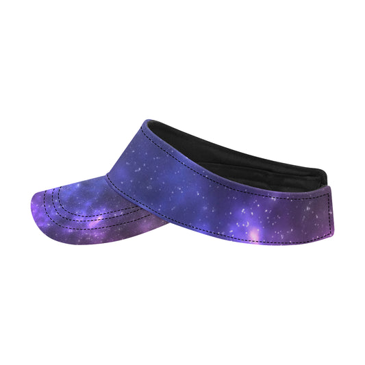 Celestial Purple Blue Galaxy Unisex Sun Visor