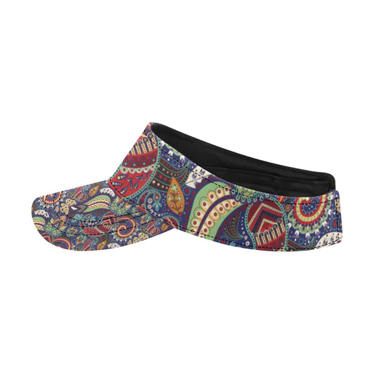 Paisley Boho Pattern Print Design A03 Unisex Sun Visor