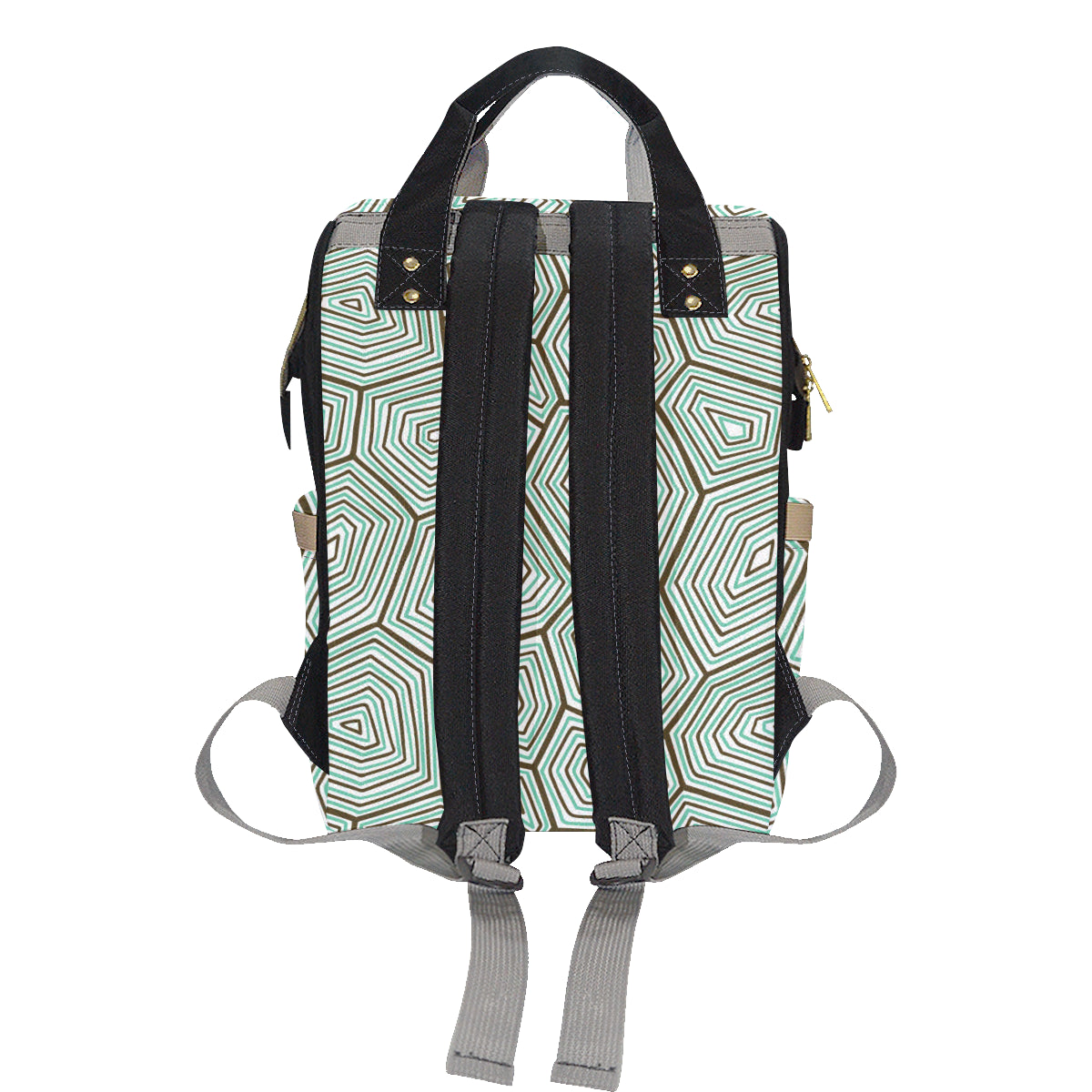 Sea Turtle Skin Print Diaper Bag Backpack