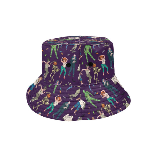 Creepy Zombie Print Design LKS302 Unisex Bucket Hat