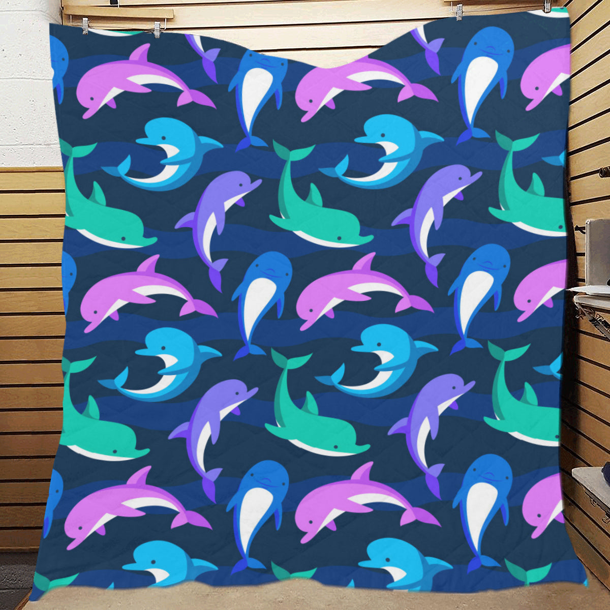 Dolphin Baby Premium Quilt