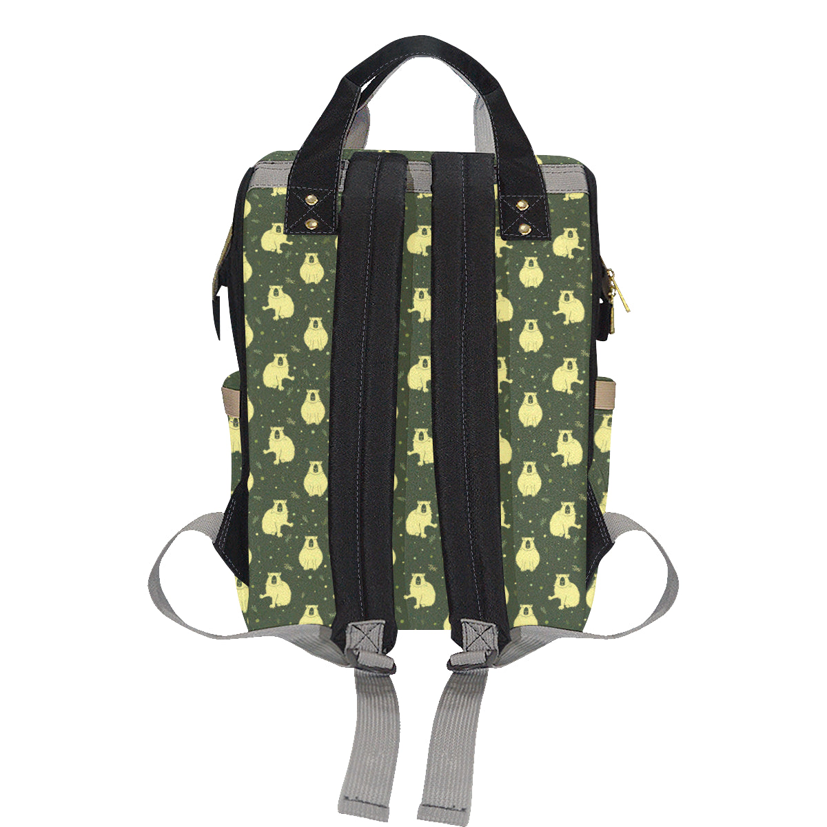 Capybara Pattern Print Design 03 Diaper Bag Backpack