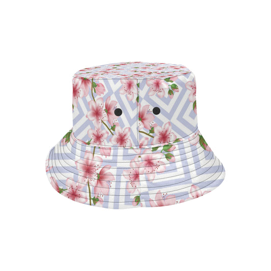 Cherry Blossom Pattern Print Design CB07 Unisex Bucket Hat