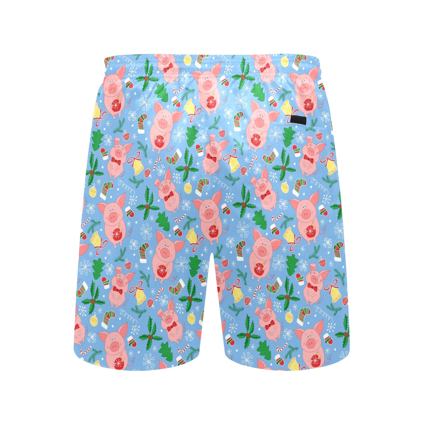 Pig Print Design LKS404 Men's Swim Trunks Beach Shorts