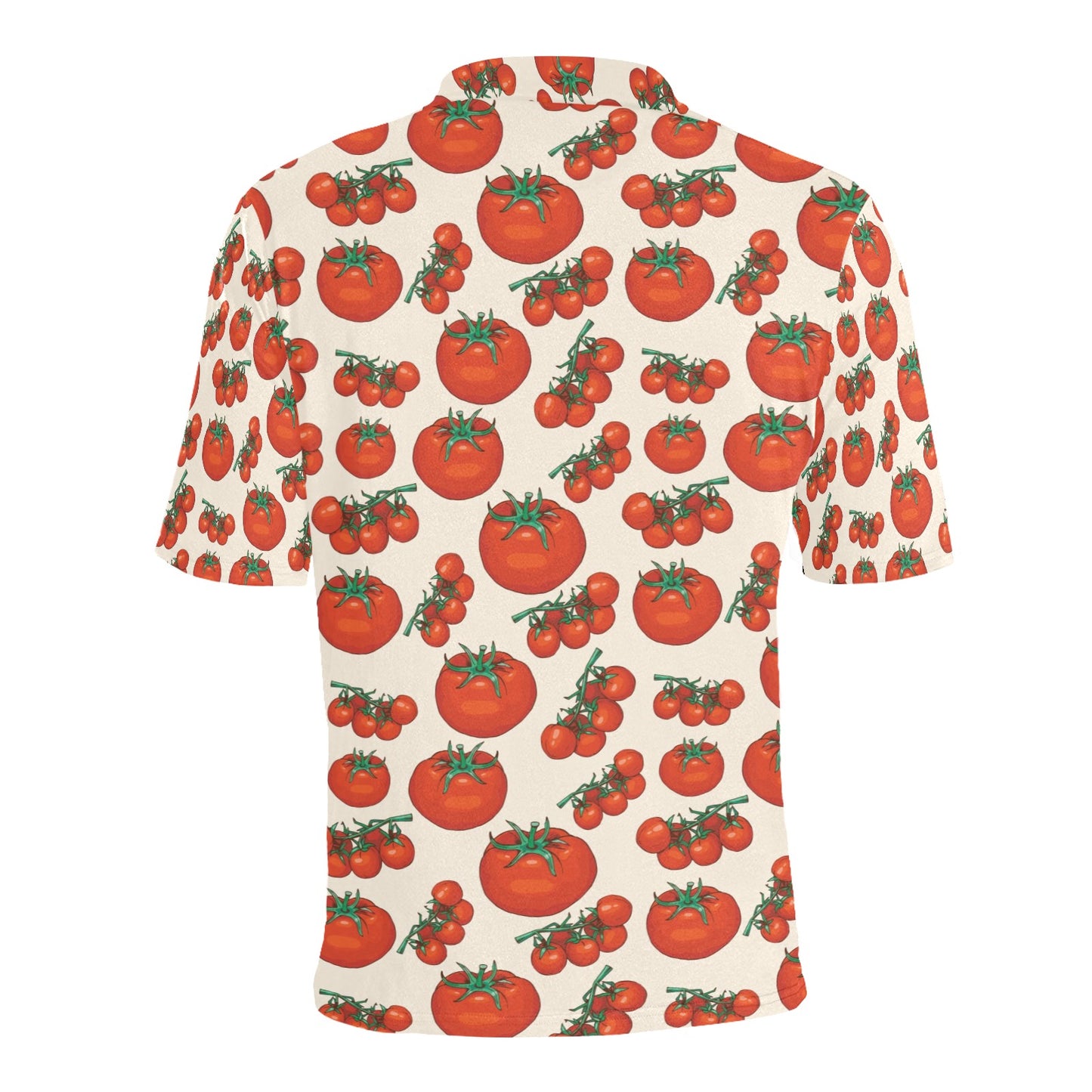 Tomato Print Design LKS302 Men Polo Shirt
