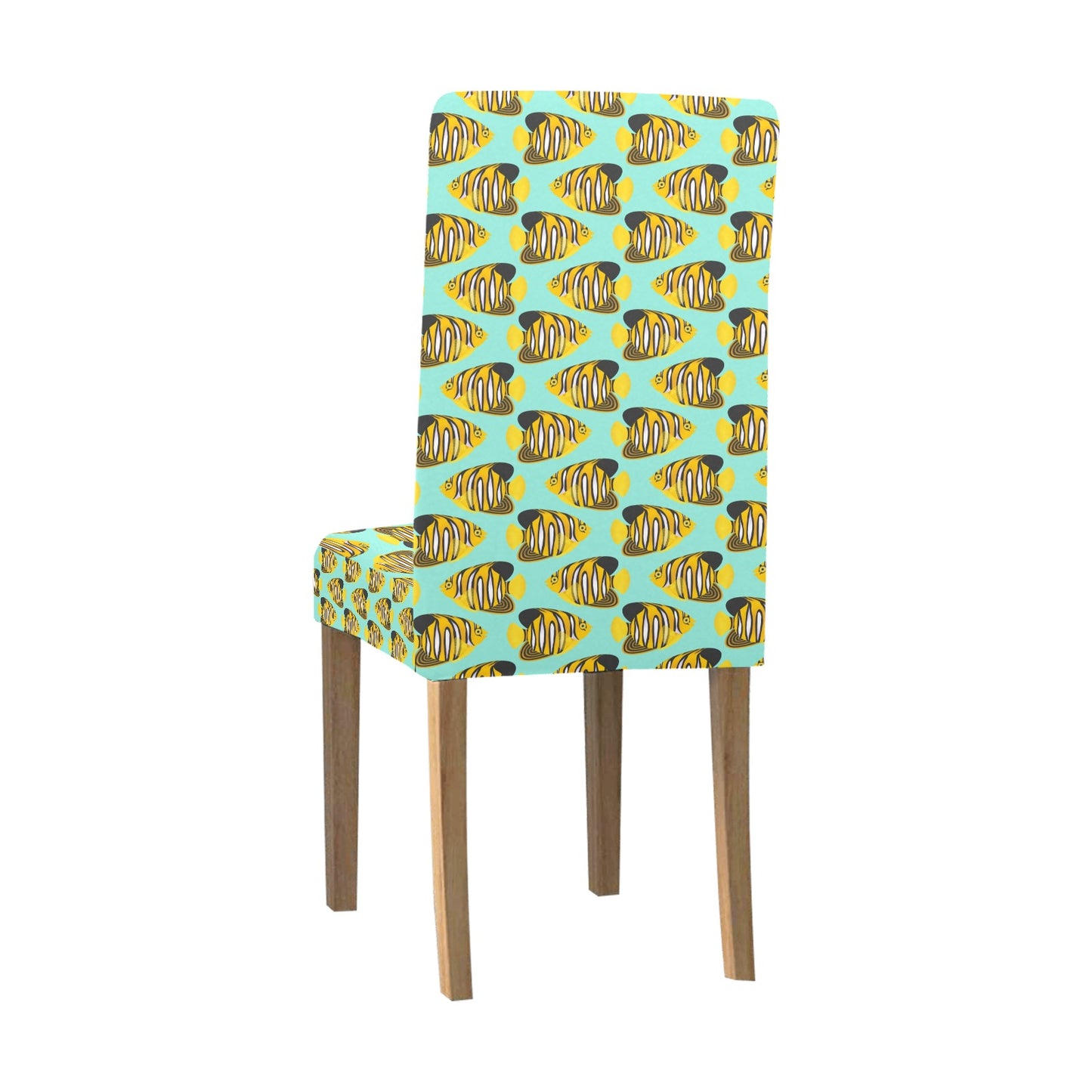 Angelfish Print Design LKS402 Dining Chair Slipcover