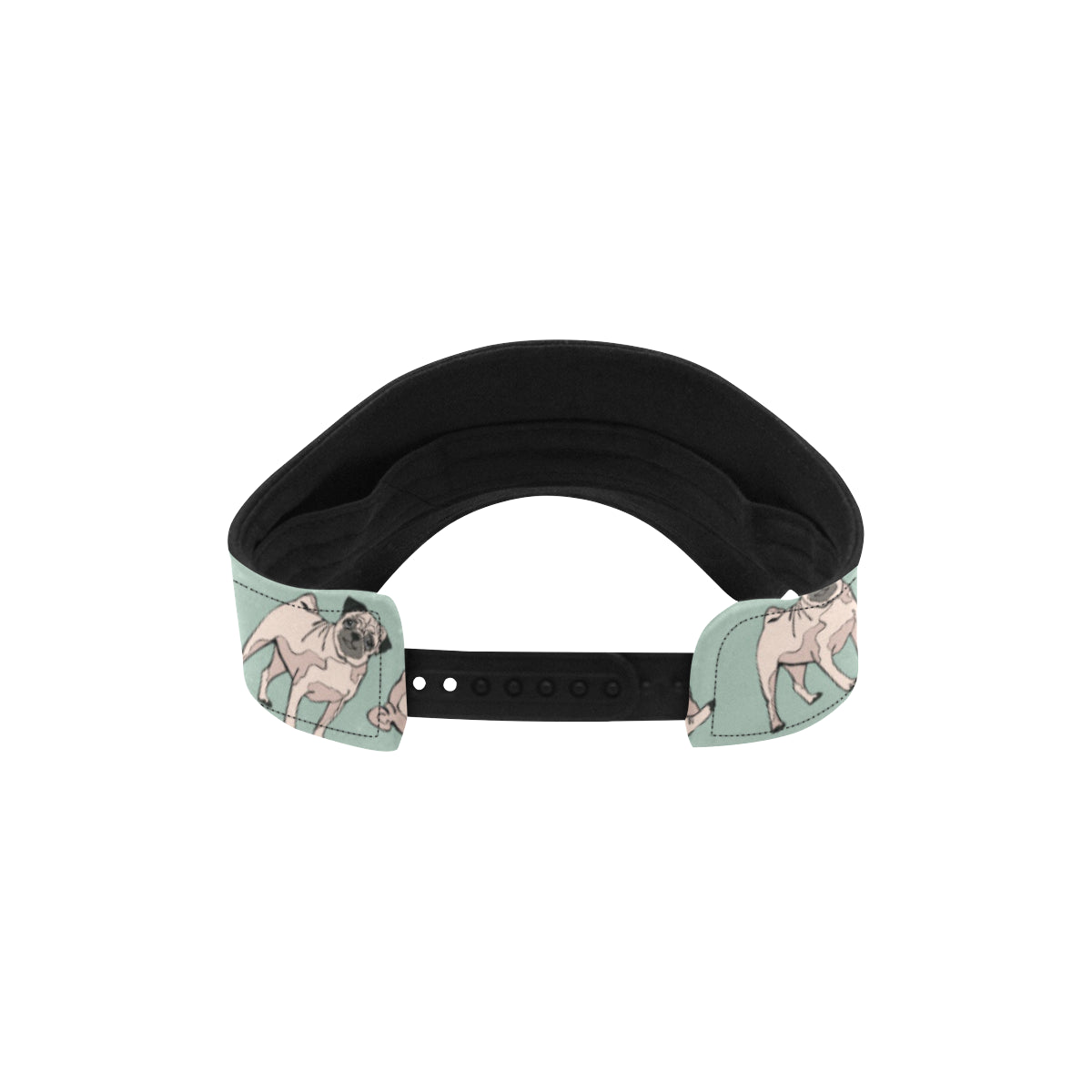 Pug Pattern Print Design A01 Unisex Sun Visor