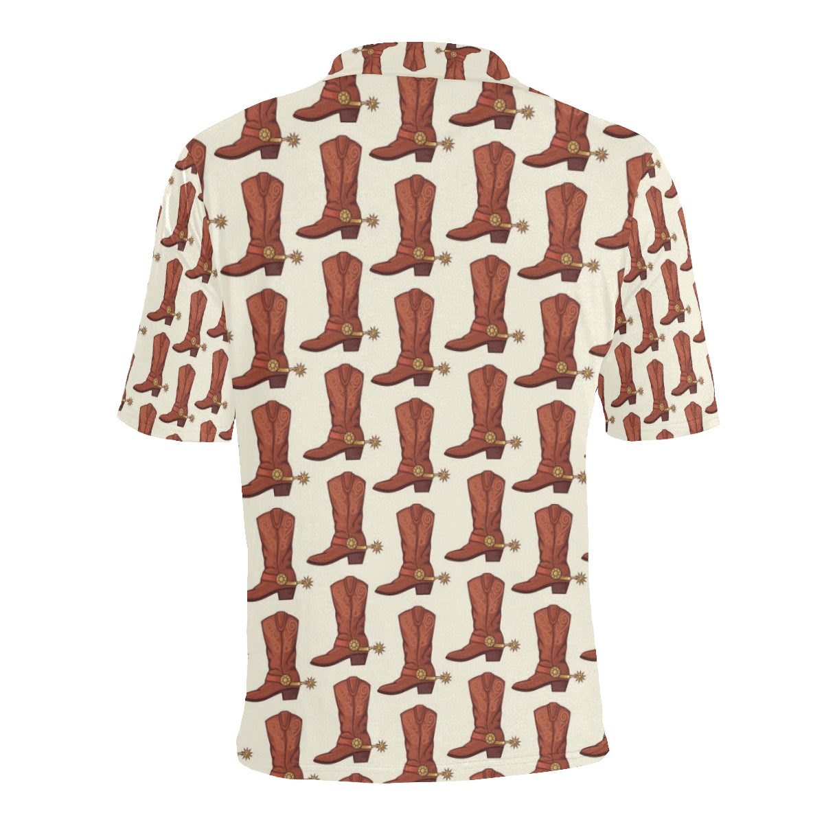 Cowboy Pattern Print Design 06 Men Polo Shirt