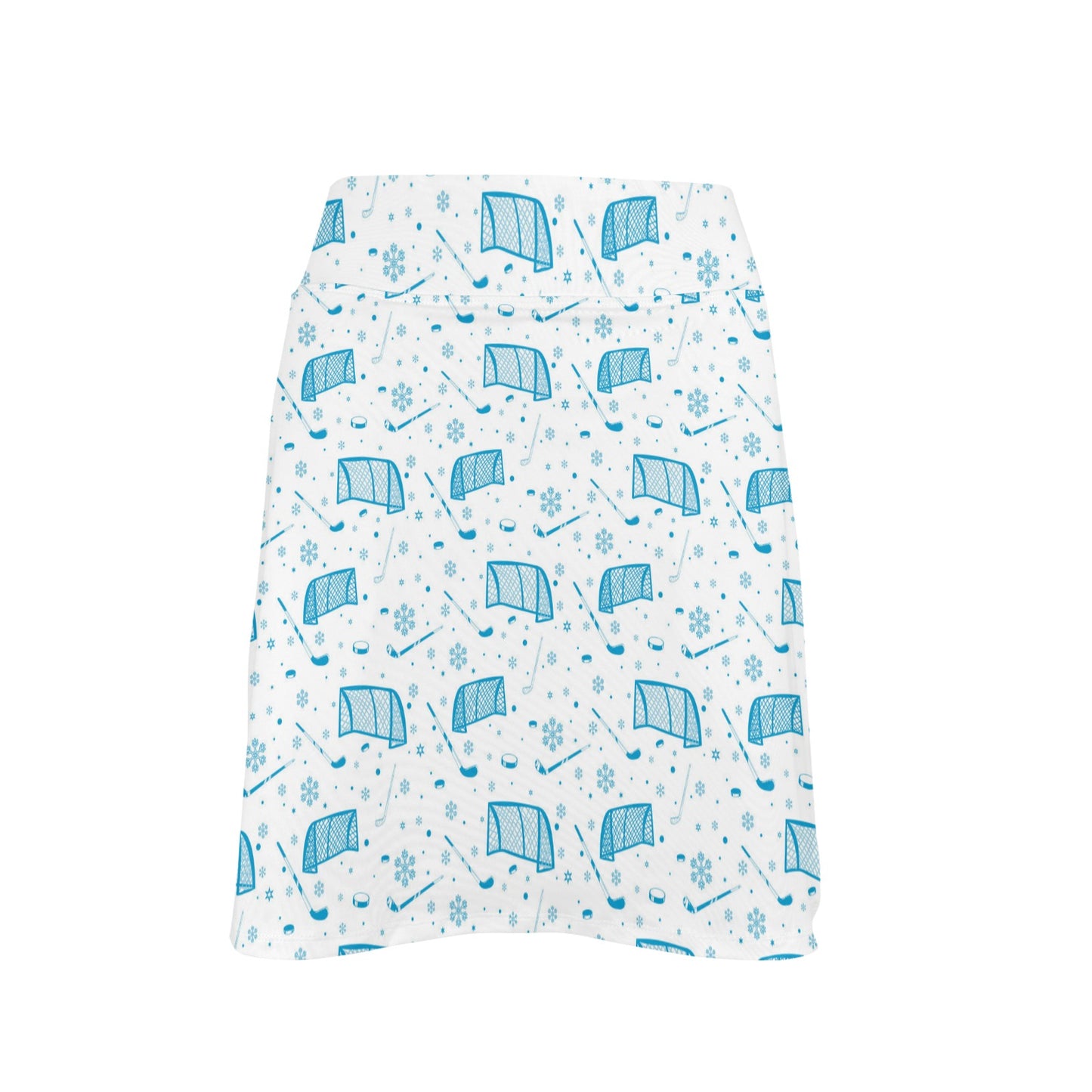 Hockey Print Design LKS303 Women's Golf Skirt with Pocket