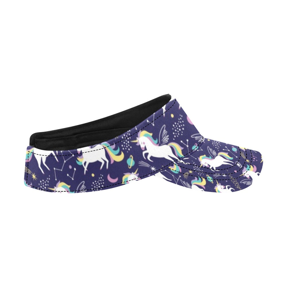 Unicorn Print Design LKS305 Unisex Sun Visor