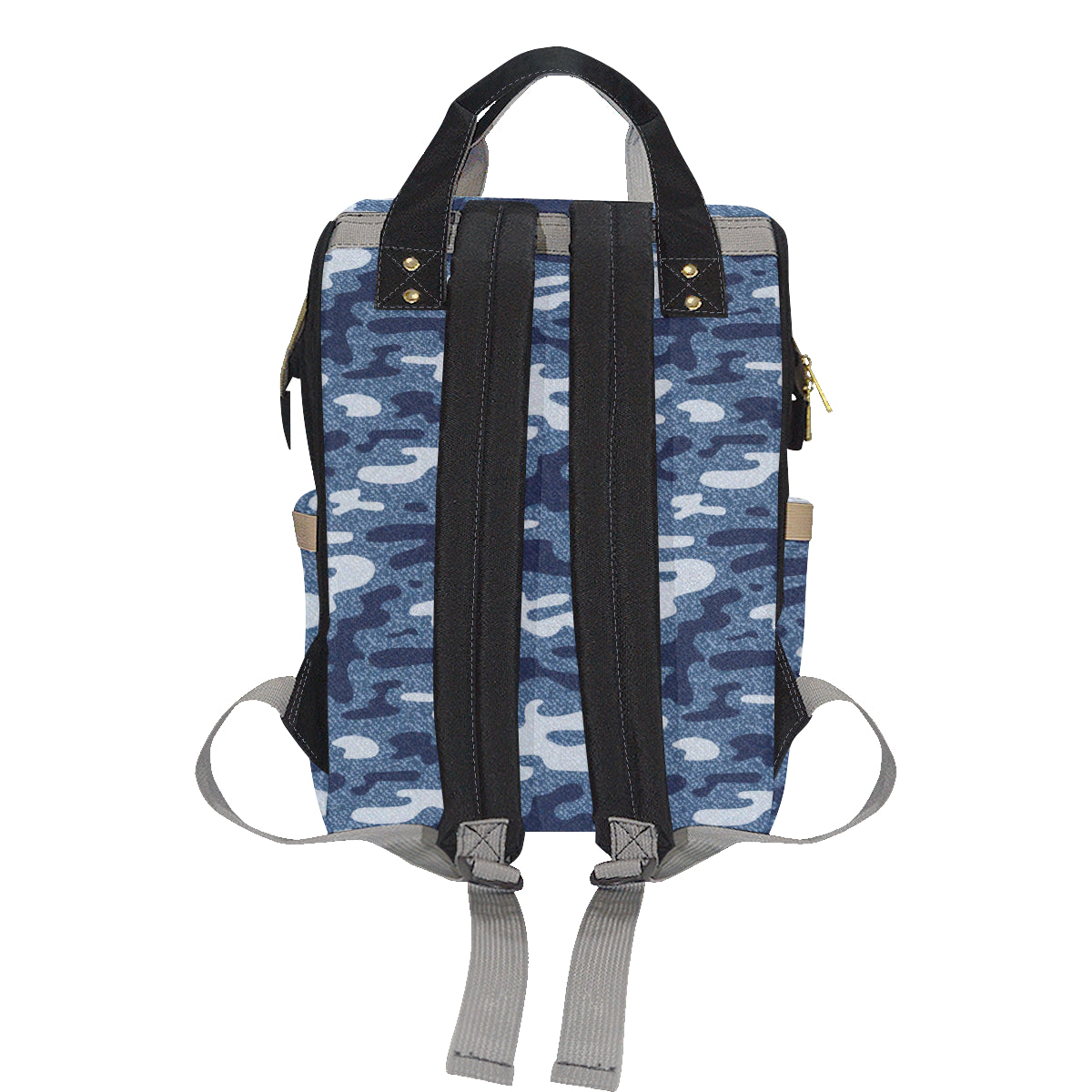 Jean Camouflage Pattern Print Design 05 Diaper Bag Backpack