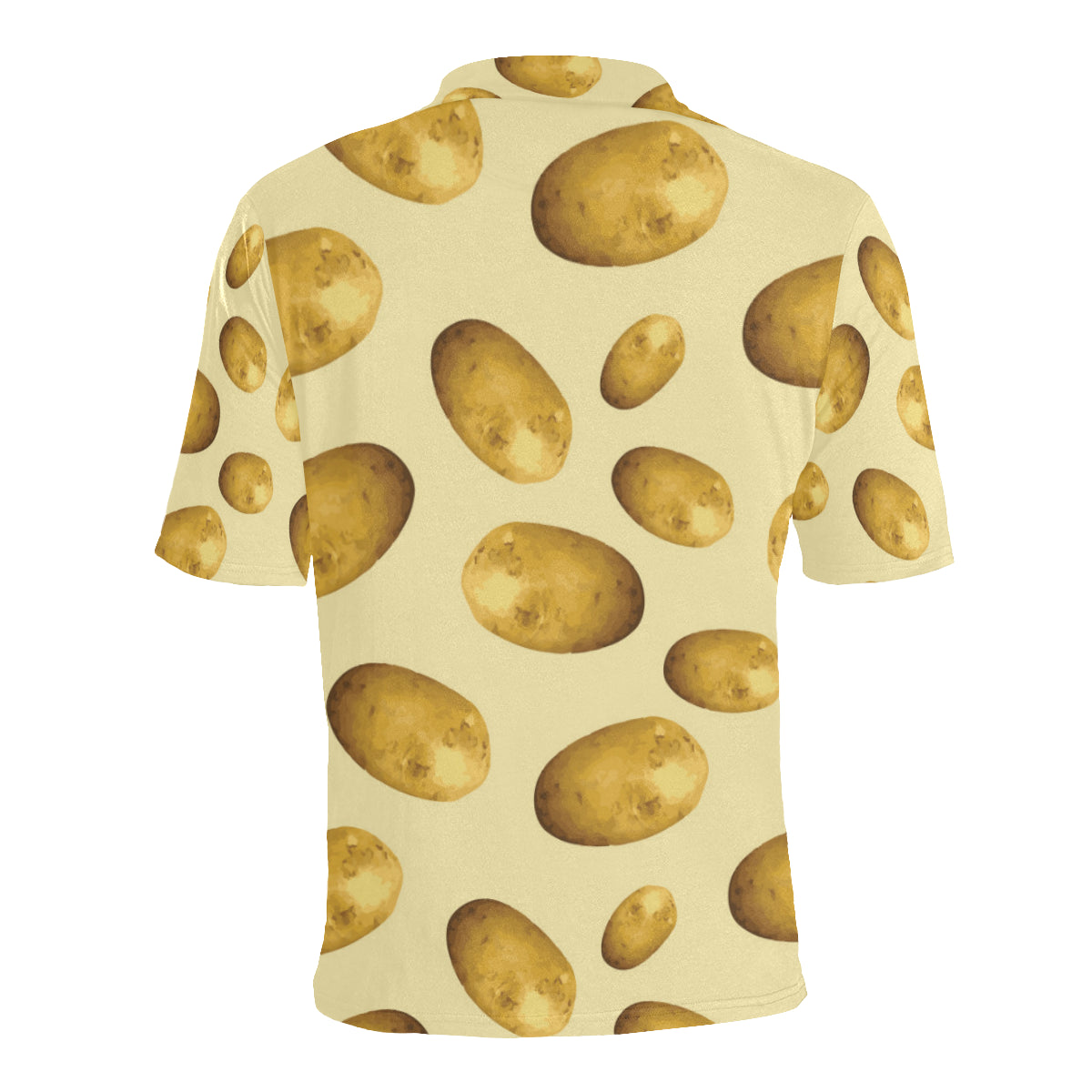 Potato Pattern Print Design A01 Men Polo Shirt