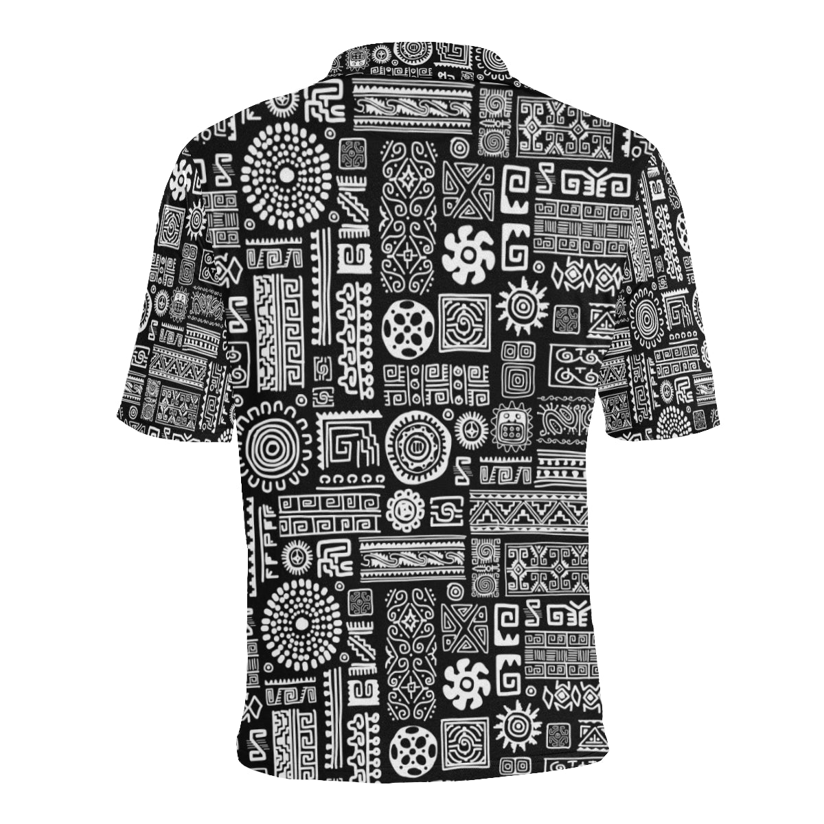 Polynesian Pattern Print Design A02 Men Polo Shirt