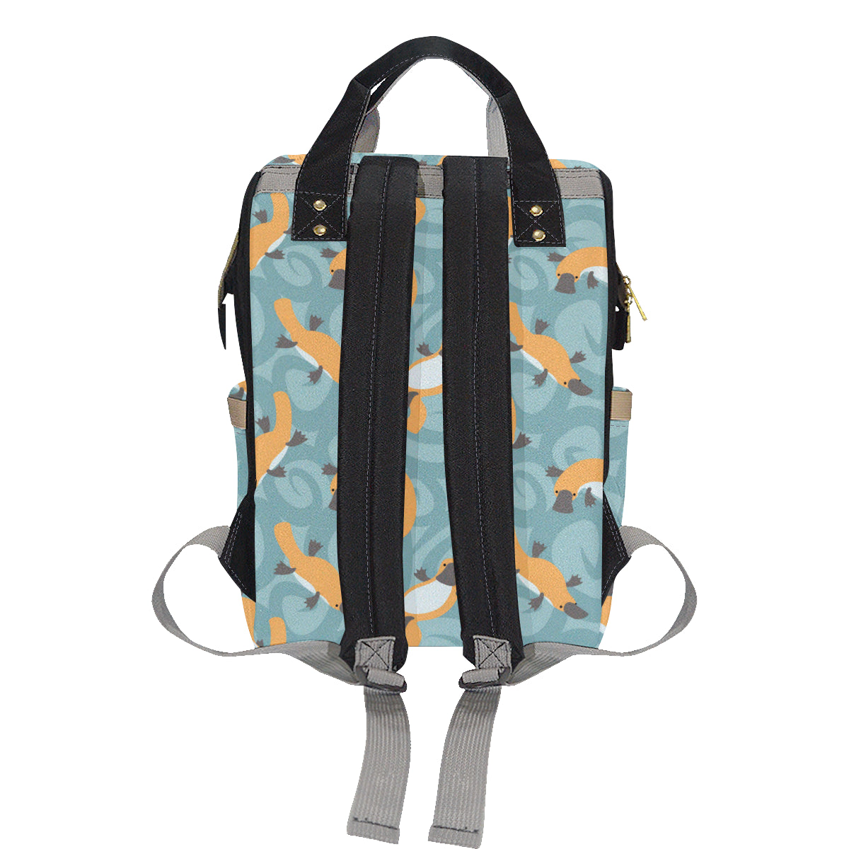 Platypus Pattern Print Design A01 Diaper Bag Backpack