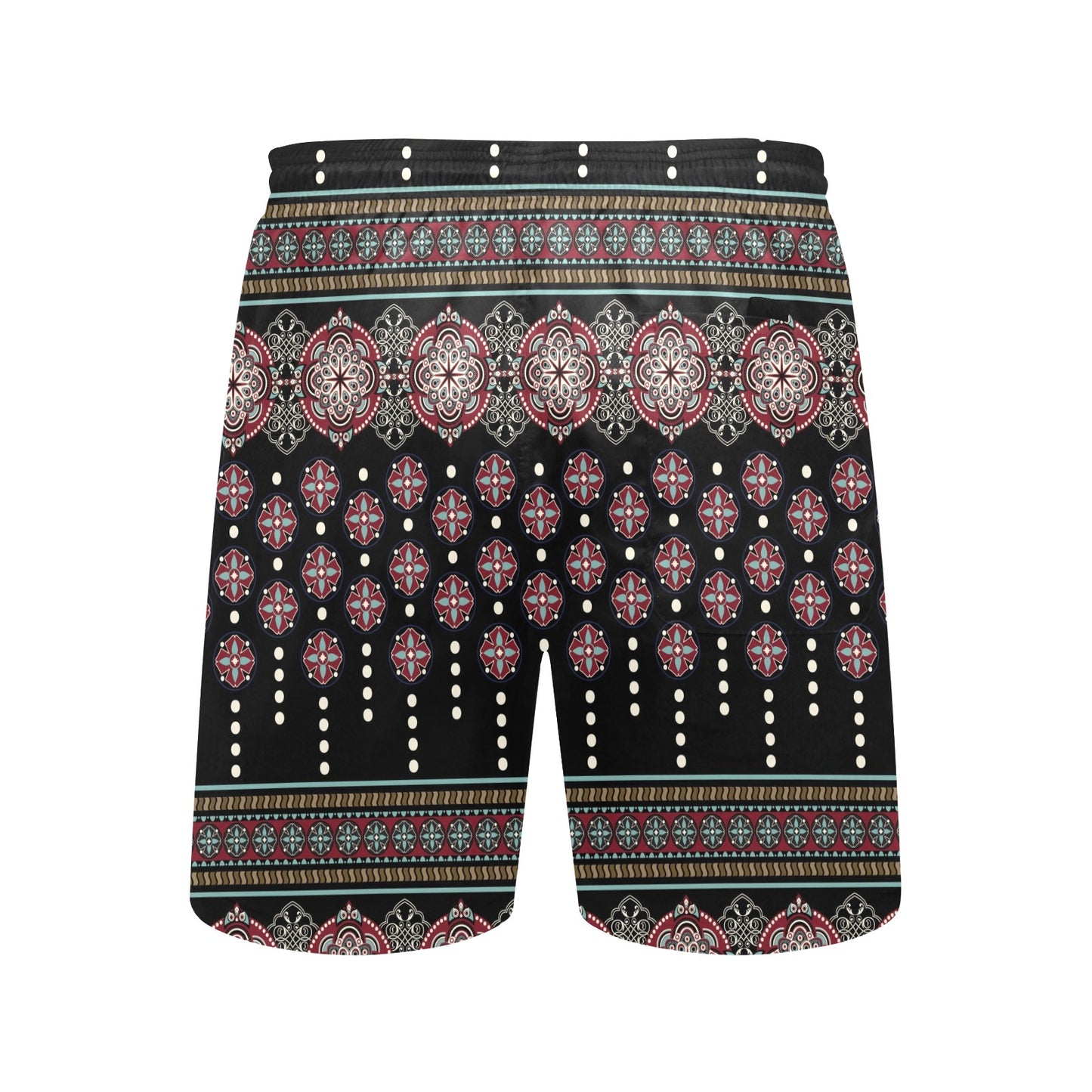 Ethnic Dot Style Print Pattern Men's Swim Trunks Beach Shorts