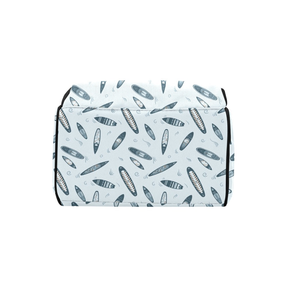 Surfboard Print Design LKS306 Diaper Bag Backpack