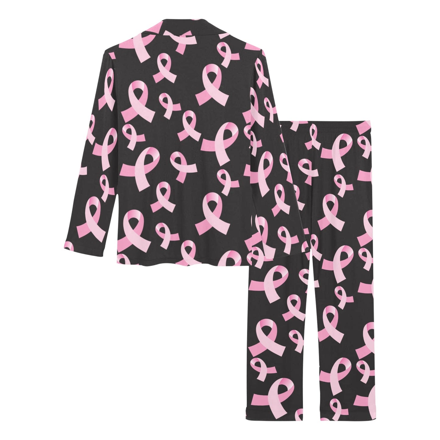 Breast Cancer Awareness Design Women's Long Pajama Set
