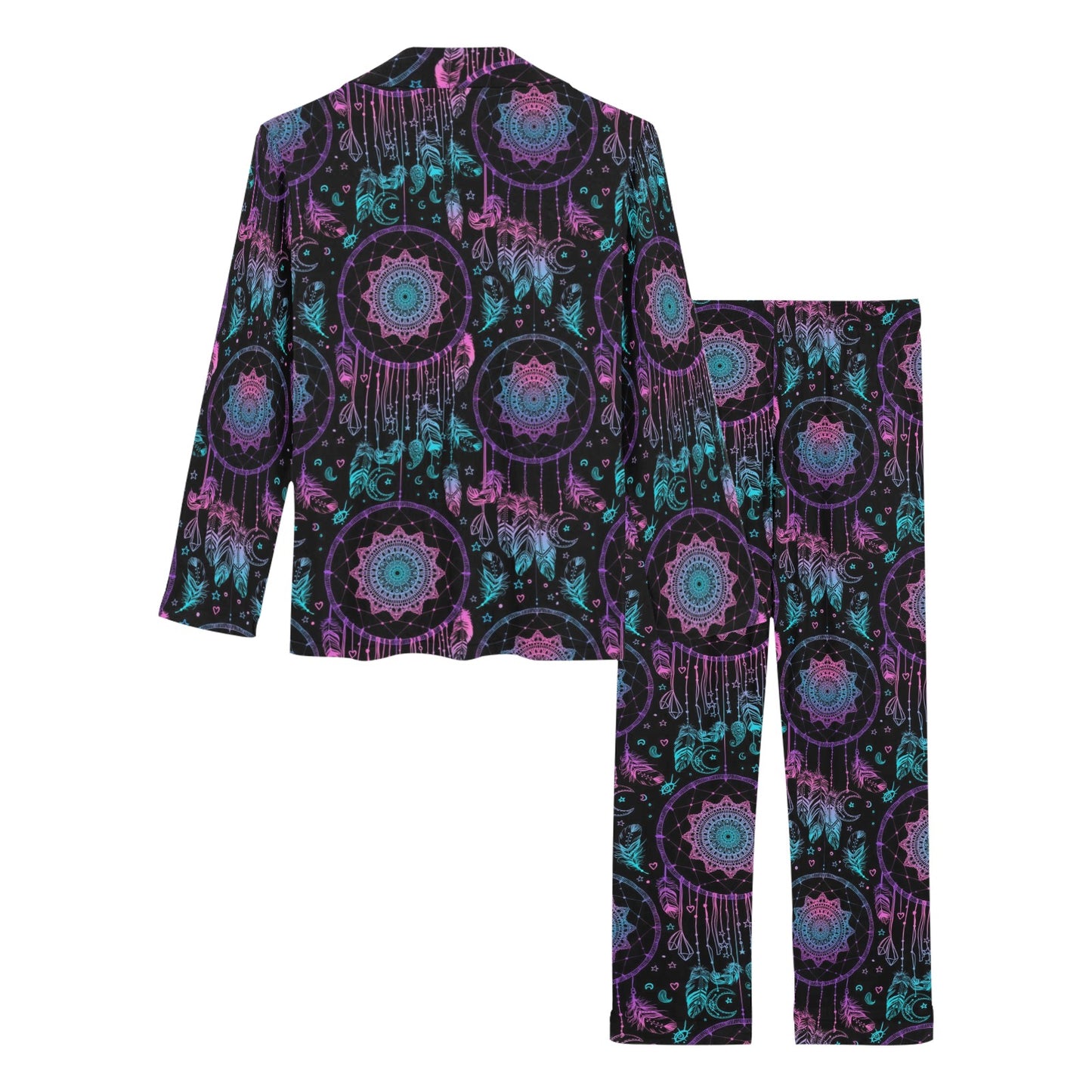 Dream catcher boho mandala Women's Long Pajama Set