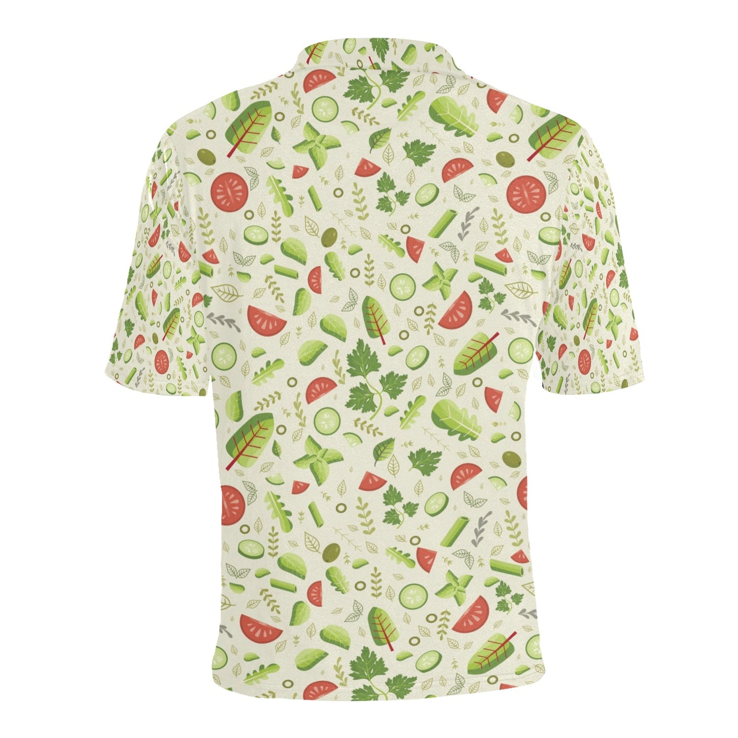 Salad Vegetable Print Design LKS302 Men Polo Shirt