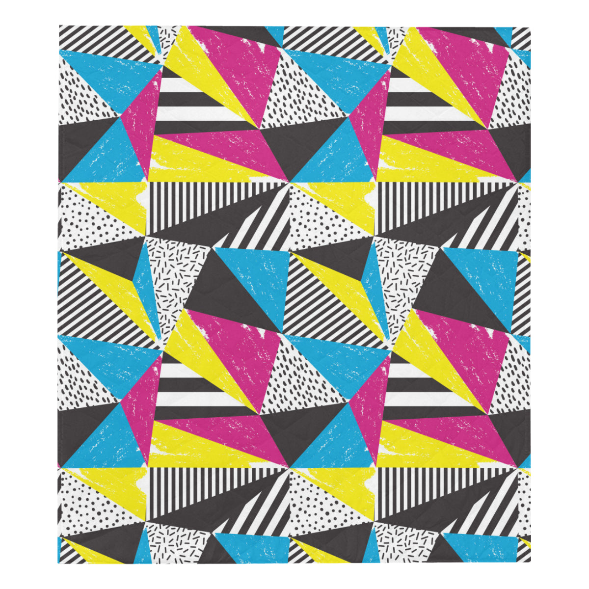 80s Pattern Print Design 2 Premium Quilt