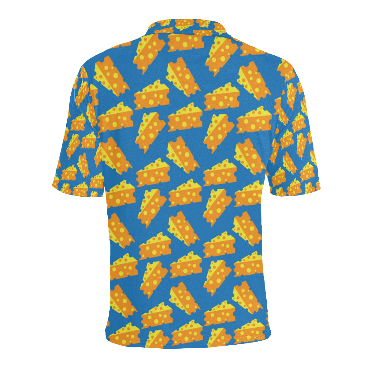 Cheese Pattern Print Design 05 Men Polo Shirt