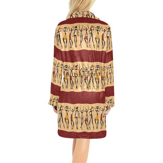 African People Women's Fleece Robe