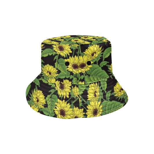 Sunflower Print Design LKS3010 Unisex Bucket Hat