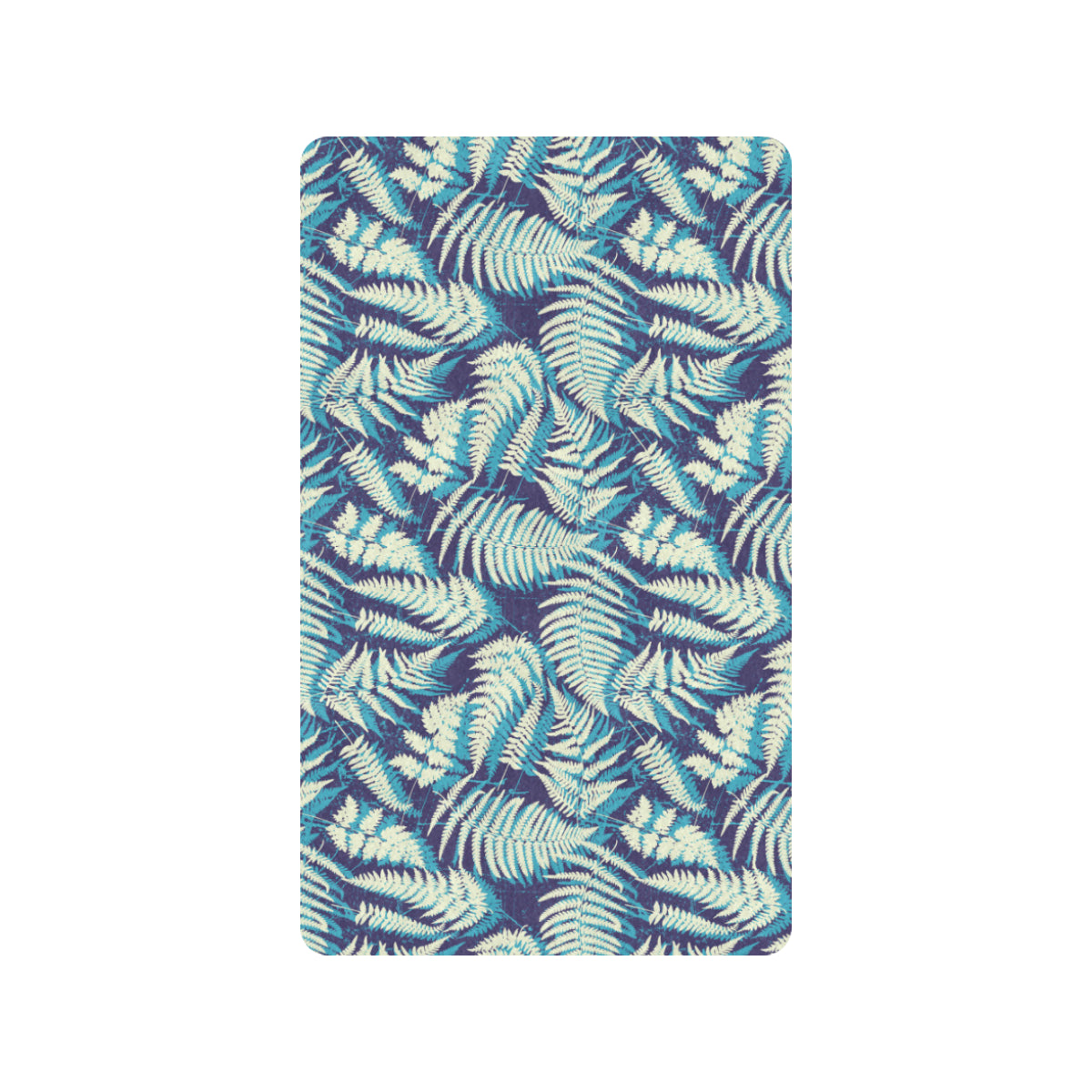 Fern Leave Summer Print Pattern Rubber Doormat