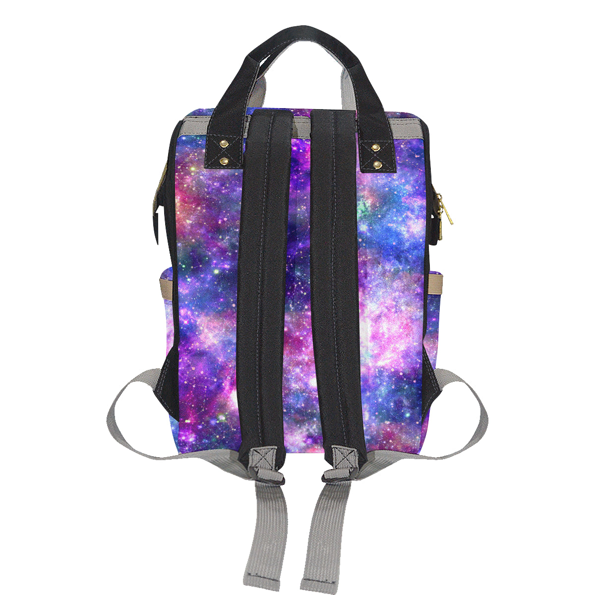 Galaxy Night Stardust Space Print Diaper Bag Backpack