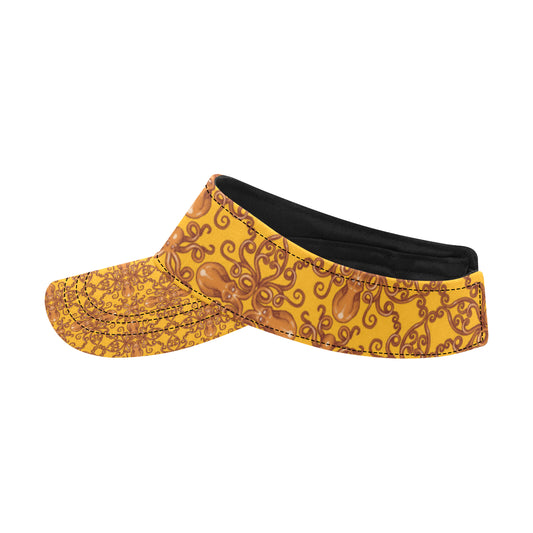 Octopus Background Design Print Unisex Sun Visor
