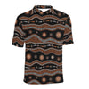 Aboriginal Print Design LKS404 Men Polo Shirt