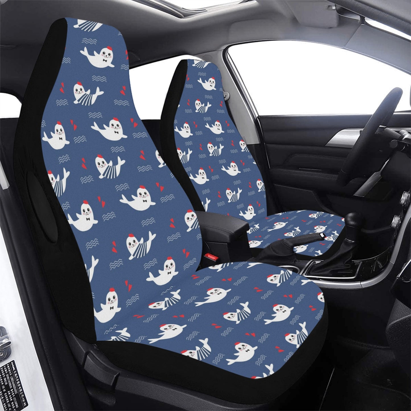 Sea Lion Print Design LKS403 Car Seat Covers
