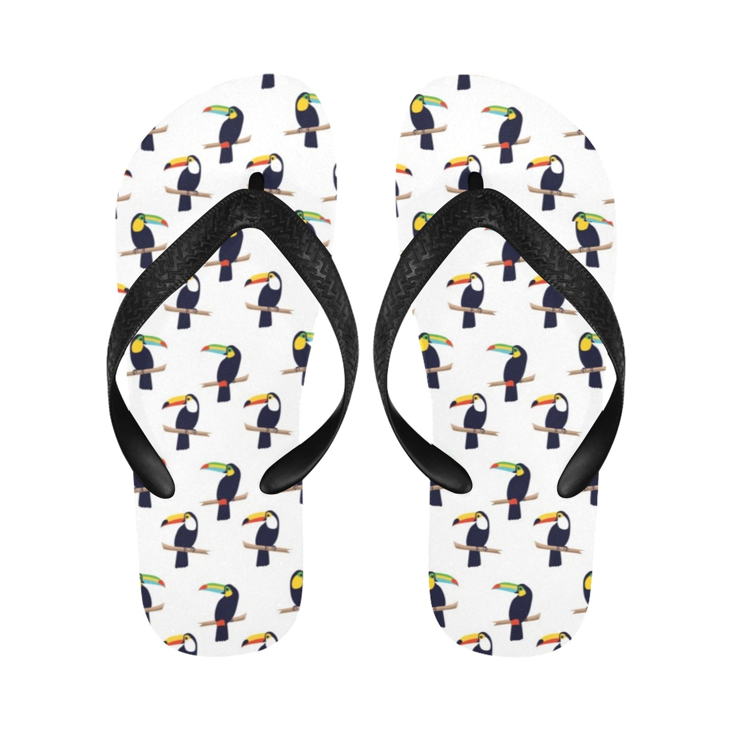 Toucan Print Design LKS305 Flip Flops