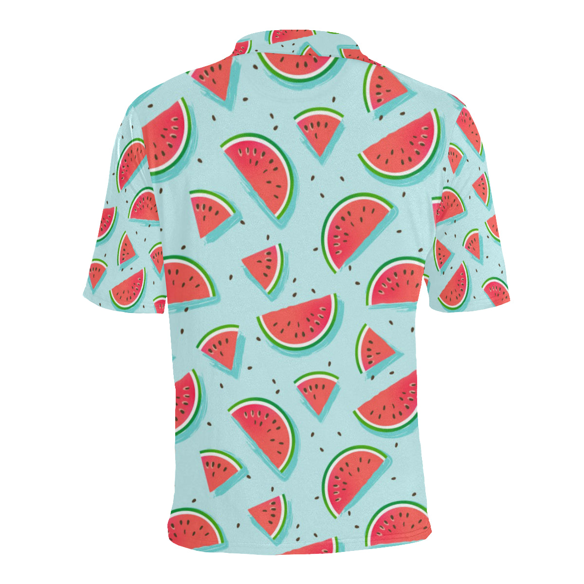 Watermelon Pattern Print Design WM03 Men Polo Shirt