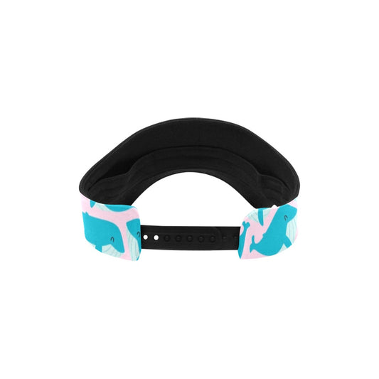 Whale Print Design LKS302 Unisex Sun Visor