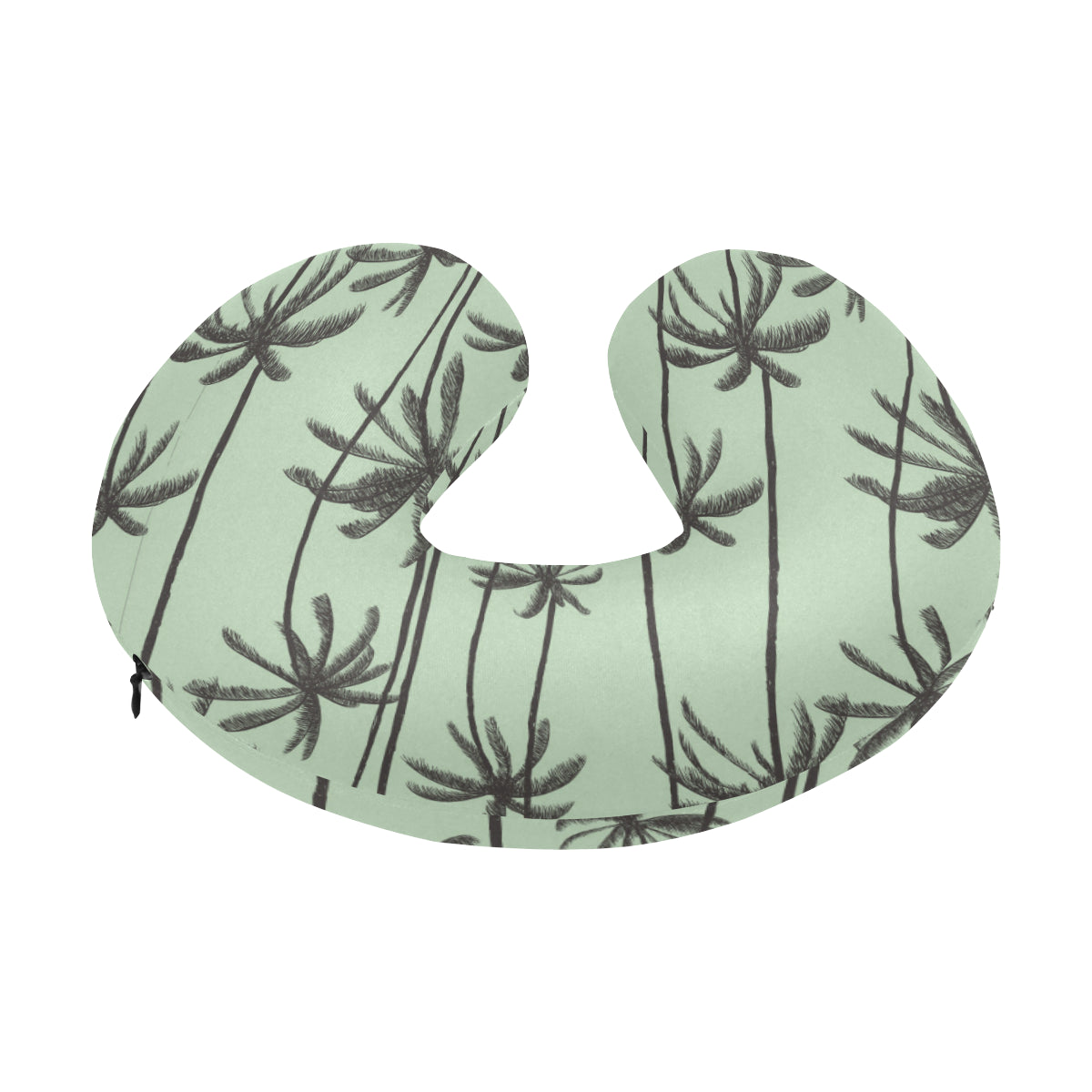 Palm Tree Pattern Print Design A04 U-Shaped Travel Neck Pillow