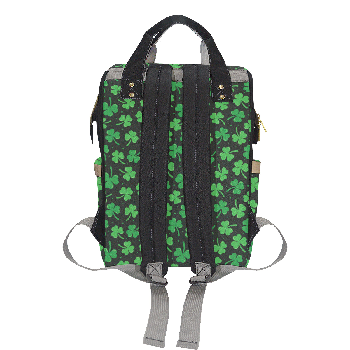 Clover Pattern Print Design 04 Diaper Bag Backpack
