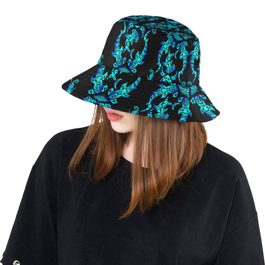 Sea turtle Polynesian Tribal Hawaiian Unisex Bucket Hat