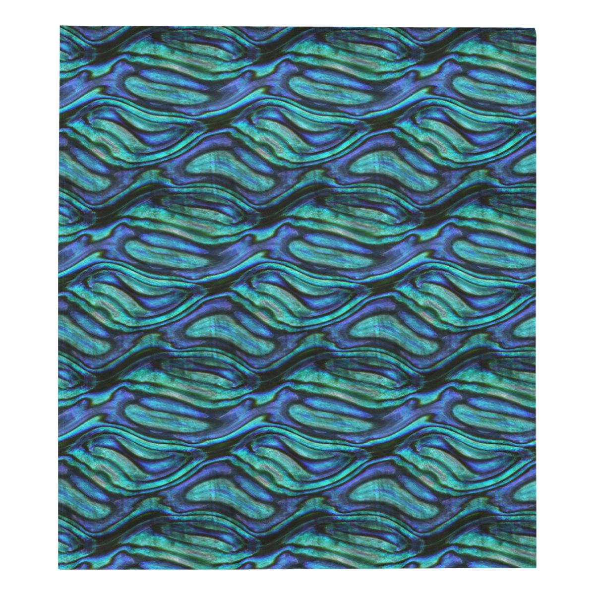 Abalone Pattern Print Design 02 Premium Quilt