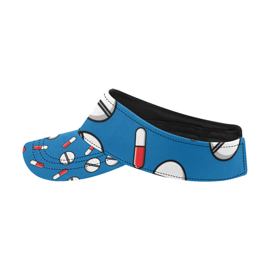 Pill Pattern Print Design A05 Unisex Sun Visor