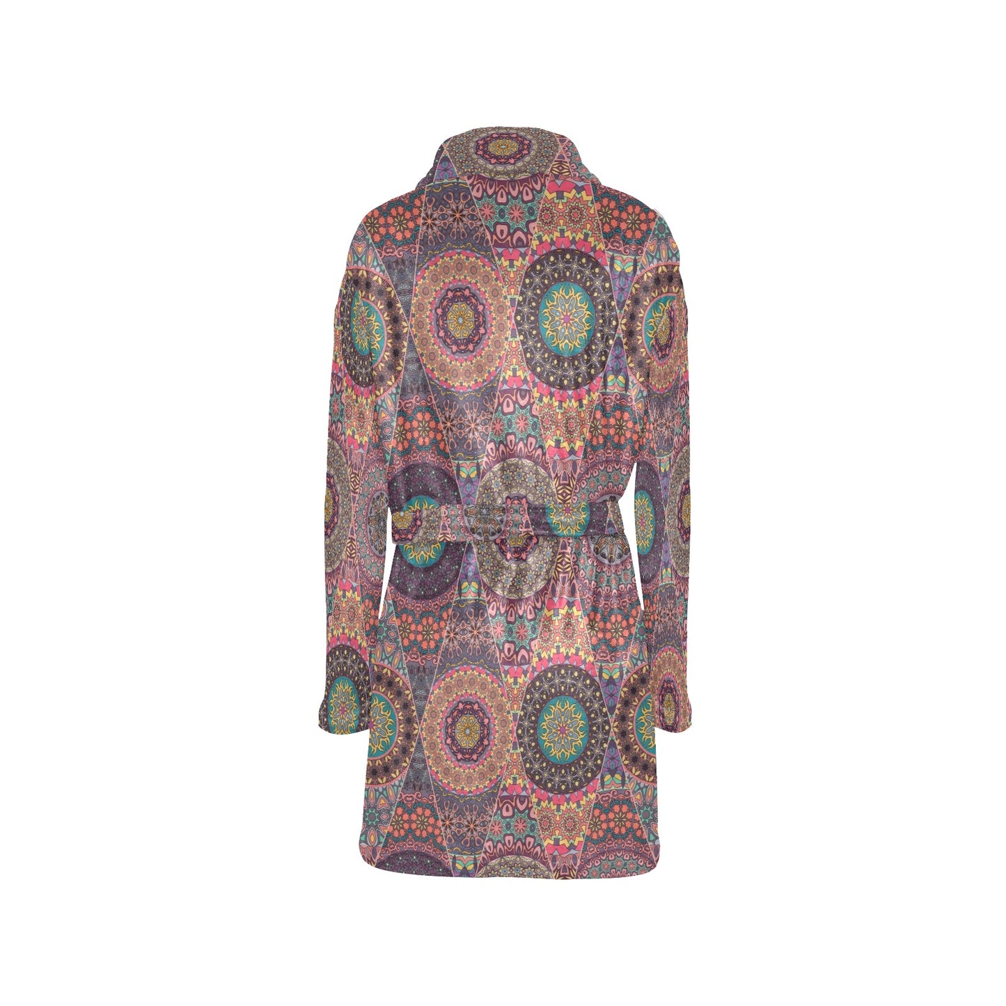 Bohemian Pattern Print Design 07 Women's Fleece Robe
