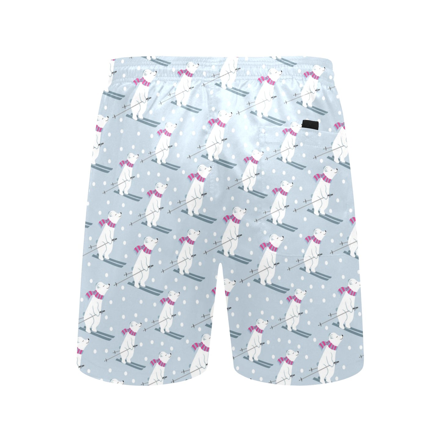 Ski Print Design LKS307 Men's Swim Trunks Beach Shorts