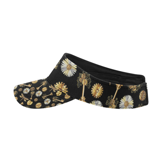 Steampunk Dragonfly Design Themed Print Unisex Sun Visor