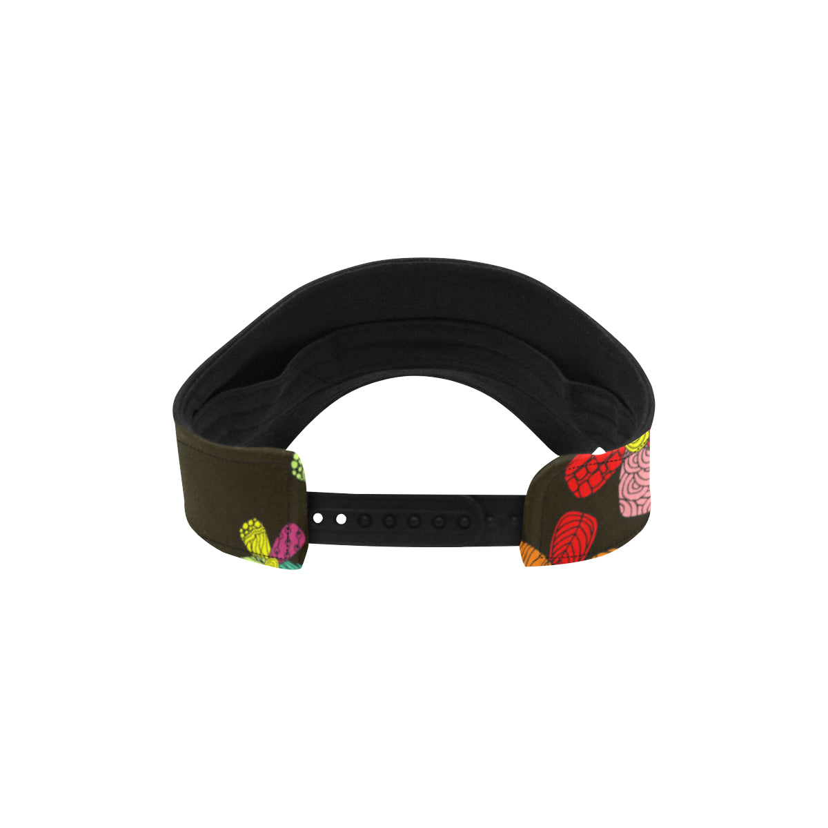 Flower Power Colorful Print Pattern Unisex Sun Visor