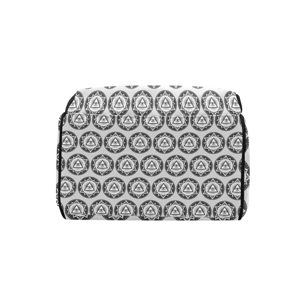 Third Eye Print Design LKS301 Diaper Bag Backpack