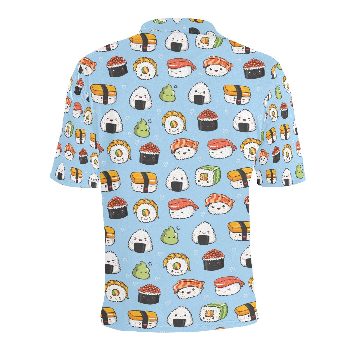 Sushi Print Design LKS303 Men Polo Shirt