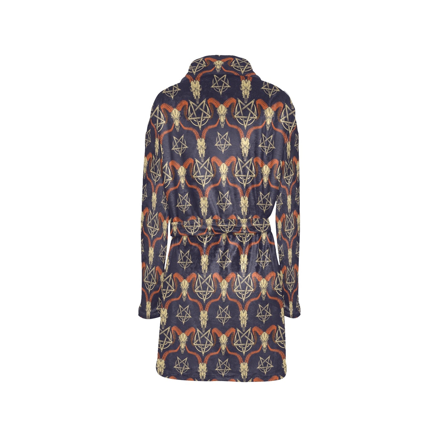 Buffalo Head Print Design LKS403 Women's Fleece Robe