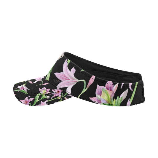 Amaryllis Pattern Print Design AL08 Unisex Sun Visor