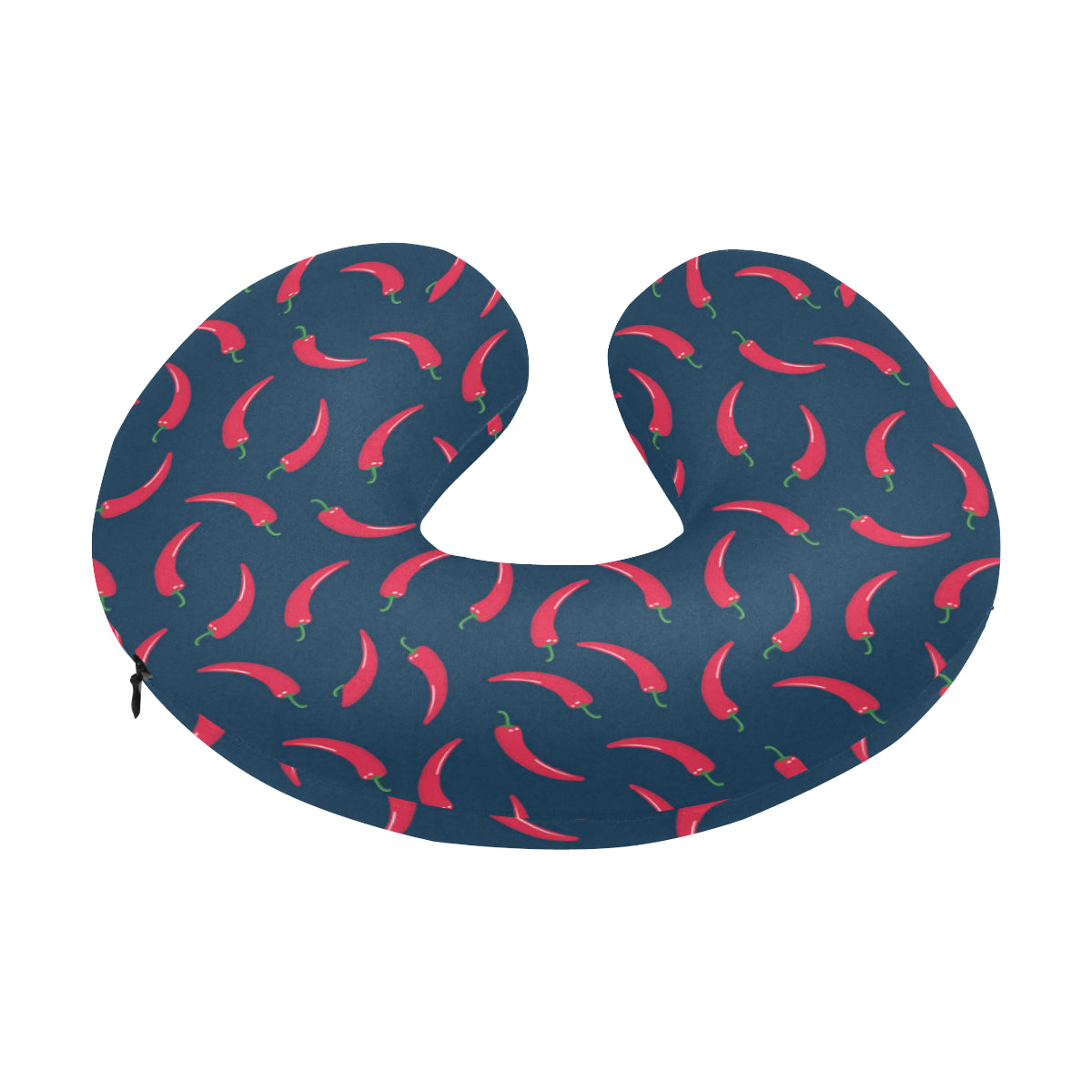 Chilli Pepper Pattern Print Design 03 U-Shaped Travel Neck Pillow