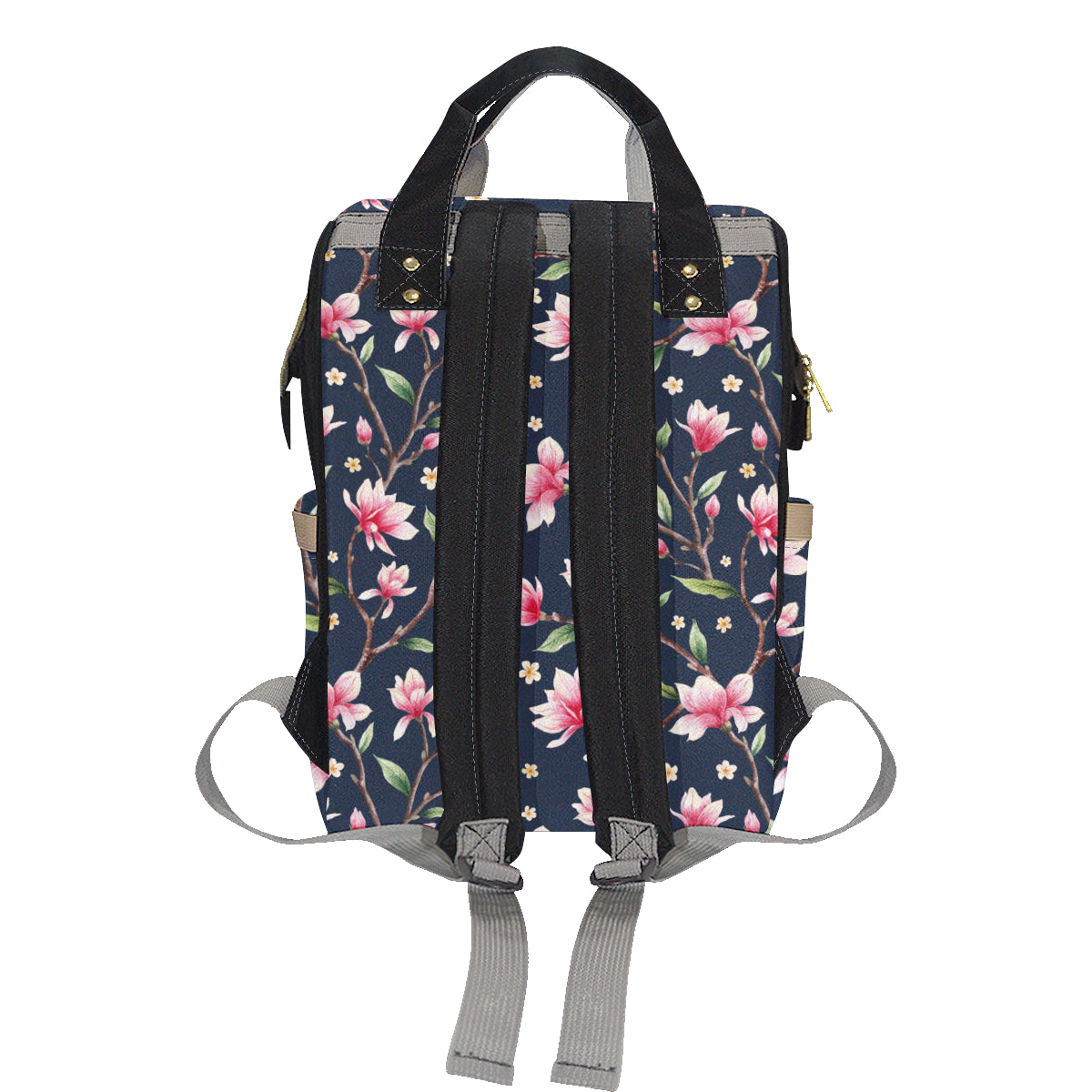 Magnolia Pattern Print Design MAG09 Diaper Bag Backpack